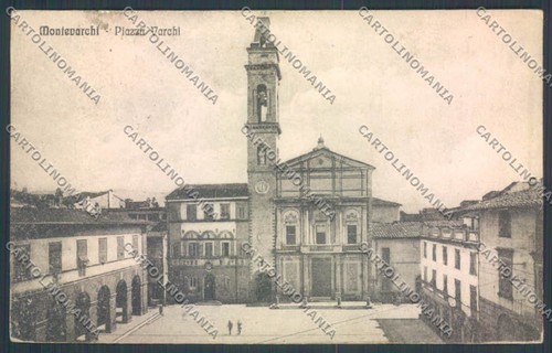 Arezzo montevarchi cartolina - arezzo,