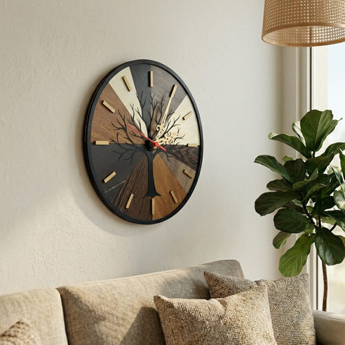 Orologio parete legno - orologio,