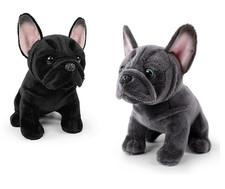 Peluche cane bianco realistico