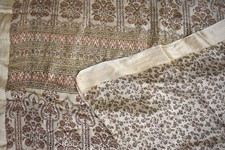 Sari indiani beige vintage FNC