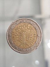 2 EURO 2001  (2) FRANCIA  ERRORI Fehlprägung