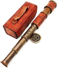ANTICO TELESCOPIO IN OTTONE