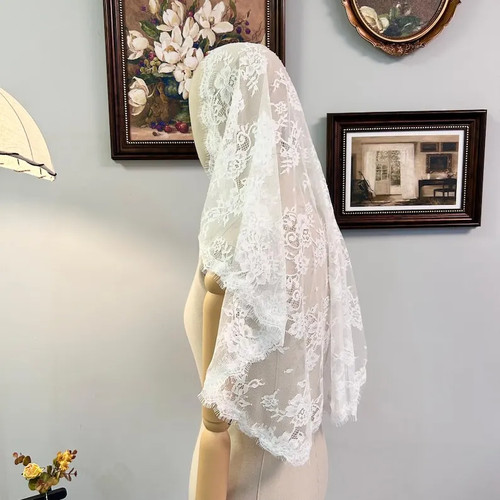 Velo sposa floreale pizzo - da,