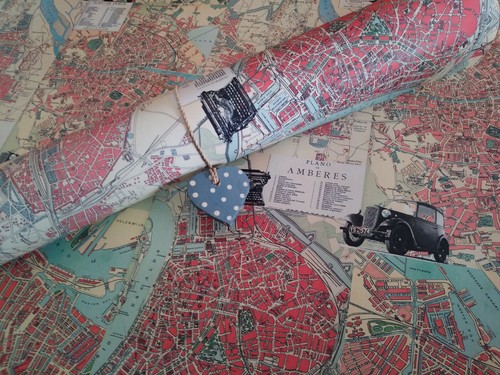 Carta decorata mappa per - carta,