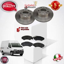 KIT 4 PASTIGLIE E 2 DISCHI ANTERIORI FIAT DUCATO 2.8 D 87CV DAL 1999 -> 2002