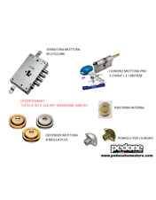 KIT SERRATURA PORTA BLINDATA CILINDRO EUROPEO MOTTURA 85371D28N TRASPORTO GRATIS