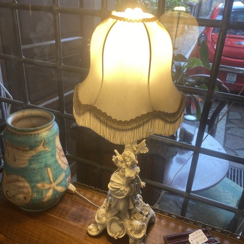 Lampada antica capodimonte - lampada,