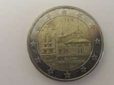 MONETA DA 2 EURO GERMANIA 2013 BADEN-WÜRTTEMBERG / Zecca "F"