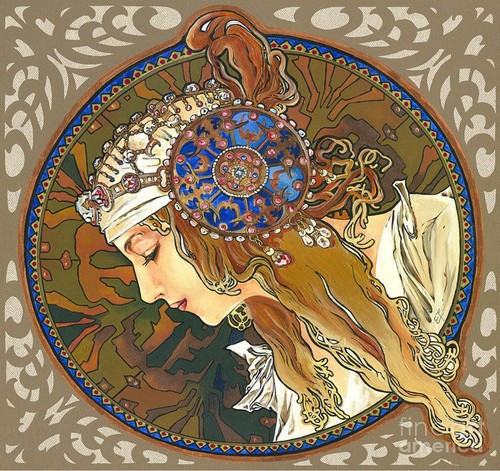 Head the blonde mucha - the,