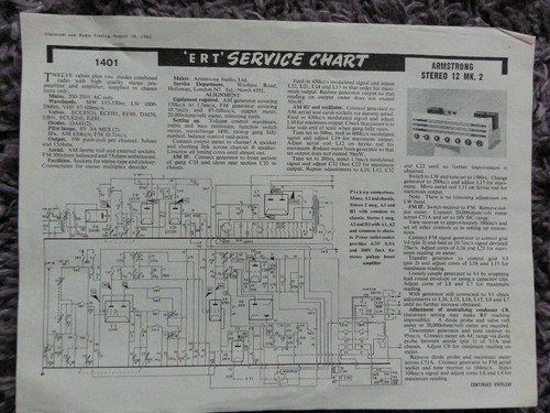 Armstrong stereo 2 valve - stereo, 12
