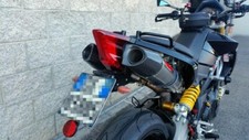 Aprilia Dorsoduro SMV750 08-15 MassMoto Terminale Scarico Ovale Titanio Carb x2
