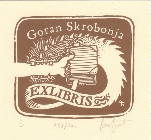 Exlibris bookplate klichee - exlibris,