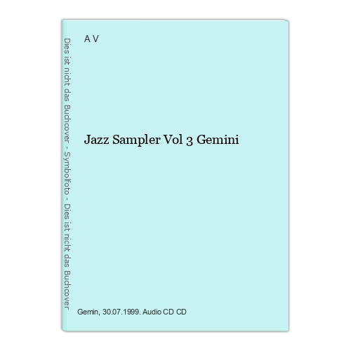 Jazz sampler vol gemini - 3, v