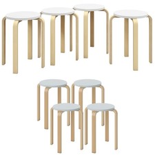 HOMCOM Set 4 Sgabelli