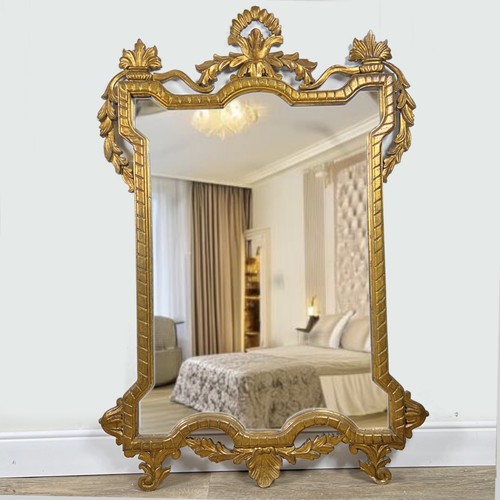 Antico specchio con cornice - , in
