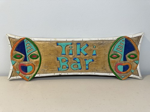 Insegna bar legno - da, tiki