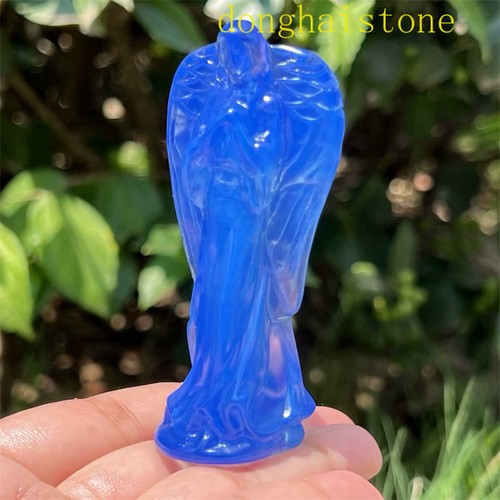 Teschio angelo opalite - , blu