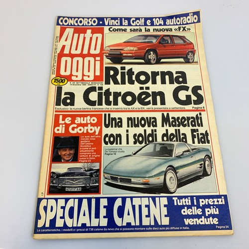 Rivista auto oggi settimanale - auto,
