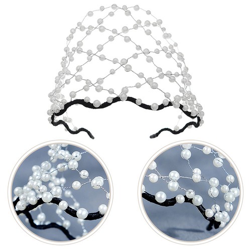 Cerchietto perla sposa - cerchietto, da