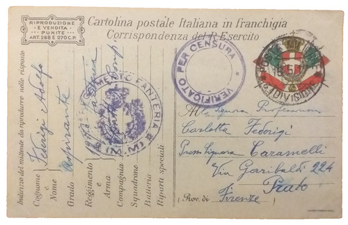 Franchigia ww1 wwi posta - wwi,