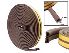 GUARNIZIONE X PORTE E FINESTRE PARA SPIFFERI IN GOMMA ADESIVA 6 METRI (2X3) "D"