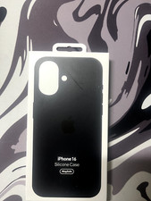 Cover Custodia Copertina Apple MagSafe in silicone per iPhone 16 Nero