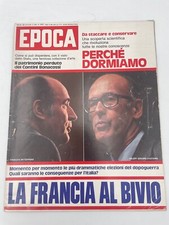 EPOCA n. 1431 1978 La Francia al bivio Contini Bonacossi Perchè dormiamo