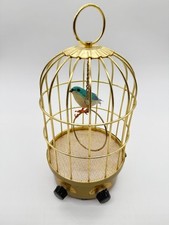 Uccellino che canta in gabbia