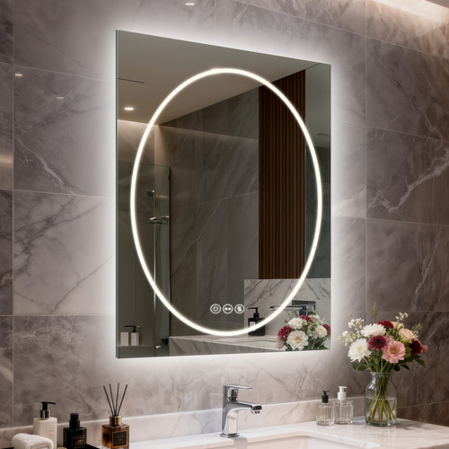 Specchio bagno led - specchio, con