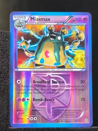 Scheda pokémon miasmax - pokémon, 66/135
