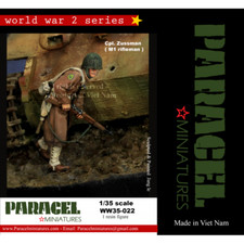 PARACEL MINIATURES WWII SERIE SET WW35-022 US CPT. ZUSSMAN (M1 FUCILIERE)