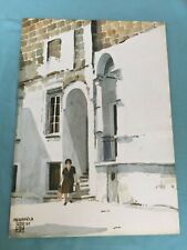 ALDO RISO (1928-2008) ACQUERELLO APPLICATO SU CARTONE OPERA UNICA MANDURIA 1975