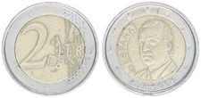 2 Euro Spagna 2001, Variante