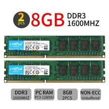 16 GB 2x8 GB 4 GB 1600 MHz