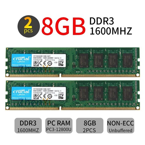 2x8 gb 1600 - gb,