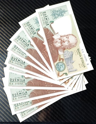 2000 lire galileo 1973 - 2000,