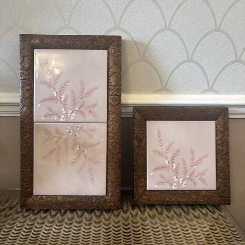Vintage framed ceramic - ceramic, tile