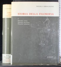STORIA DELLA FILOSOFIA. VOL 1. NICOLA ABBAGNANO. UTET. 1ED.
