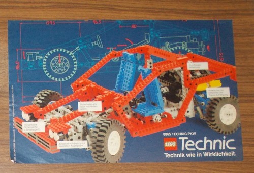 Rara pubblicità lego technic - pubblicità,