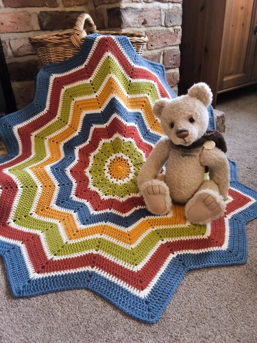 Baby crochet blanket - crochet, boy
