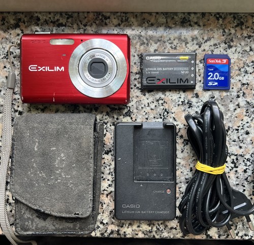 Casio exilim z60 rossa - exilim, ex-z60