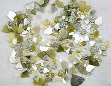 Lotto 2,0 ct fette/chips di diamanti gialli naturali, trucioli di diamanti gr...