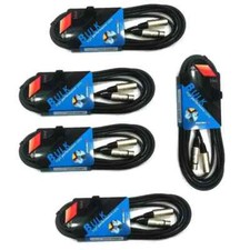 PROEL BULK250LU5 pacchetto kit convenienza (5 unità) cavi cable XLR-XLR 5 metri