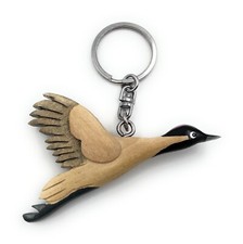 Fatto a Mano Legno Portachiavi