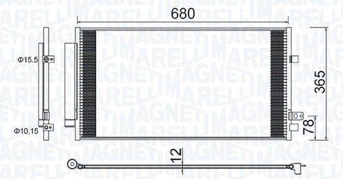 Condensatore radiatore aria - condensatore,