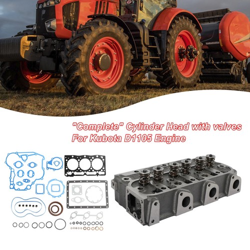 Complete cylinder head with - complete,