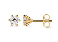 Orecchini con diamante 1,00