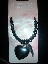 HEART STONE HEMATITE WING
