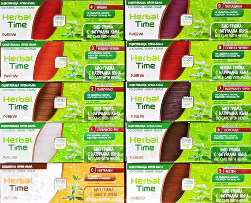 Herbal time crema all henné - time, all'henné