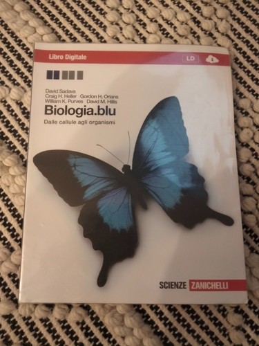 Biologia blu dalle cellule - blu,